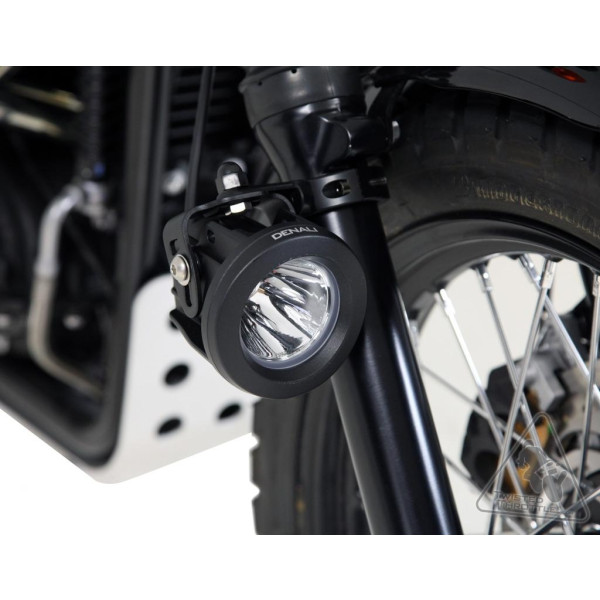 Denali DENALI 50mm-60mm Tube Mount Kit For Mounting Auxiliary Lights To Inverted Fork Tubes